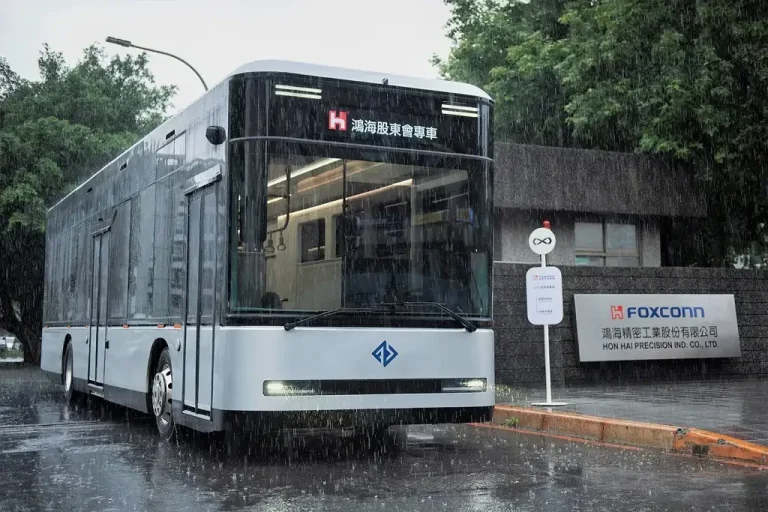 Mitsubishi Fuso и Foxconn представили название и логотип для совместных автобусов
